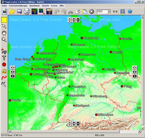 Gerold Dreyer - Reiserouten mit MapCreator zeichnen